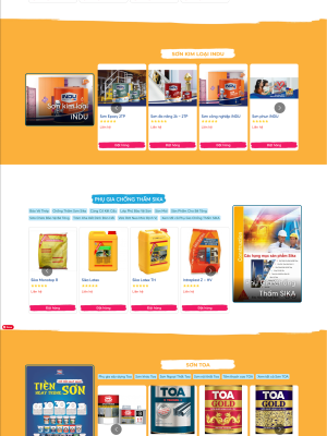 Mẫu Web Bán Sơn 30