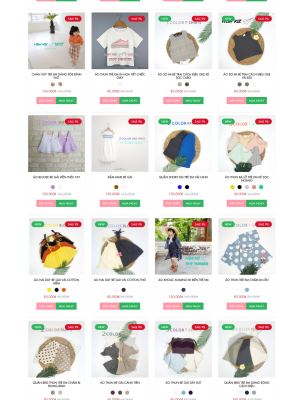 Web thời trang - Quần áo trẻ em Newkiz