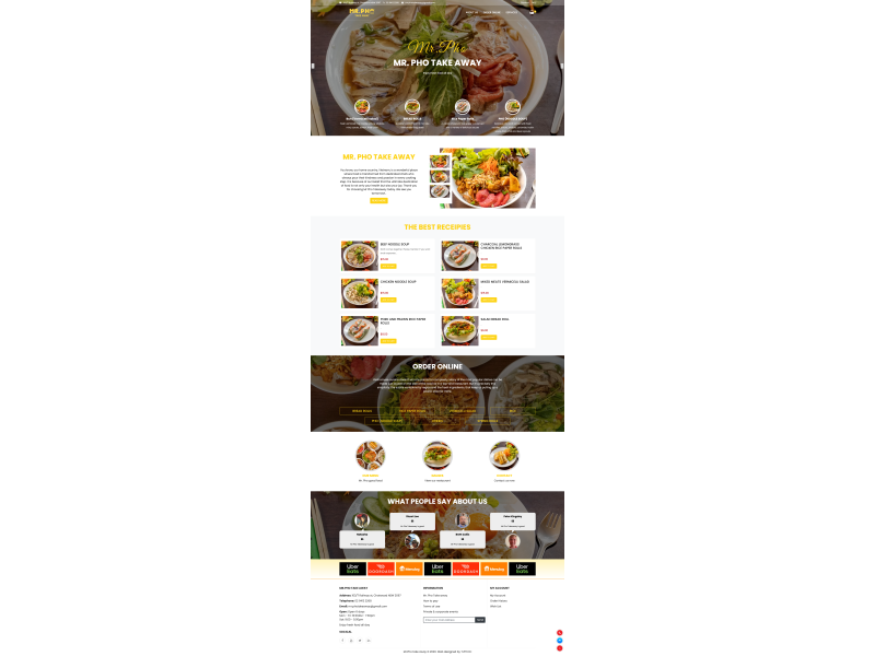 Thiết kế web bán phở
