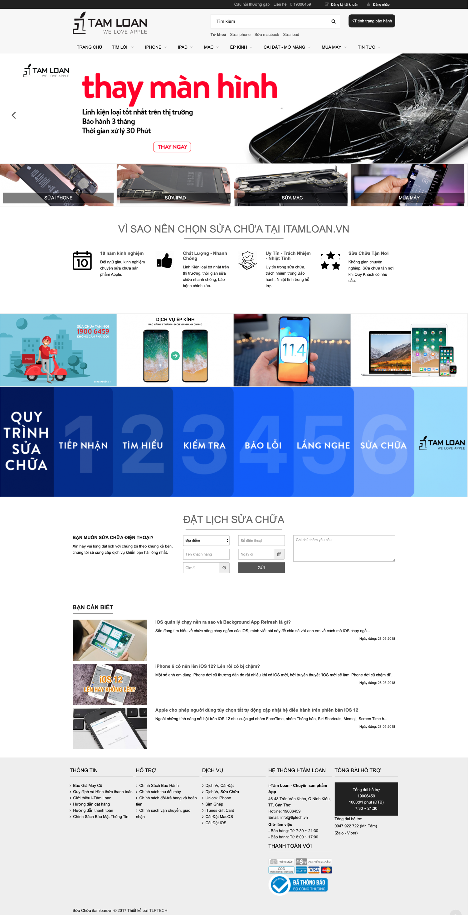 Web sửa điện thoại