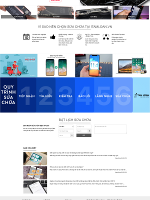 Web sửa điện thoại