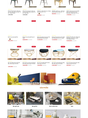 Thiết kế web nội thất - nội thất TVP