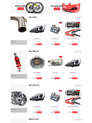 Web7 - Web bán phụ tùng ôtô
