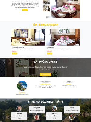  Web khách sạn - Oasis Hotel  Quy Nhơn