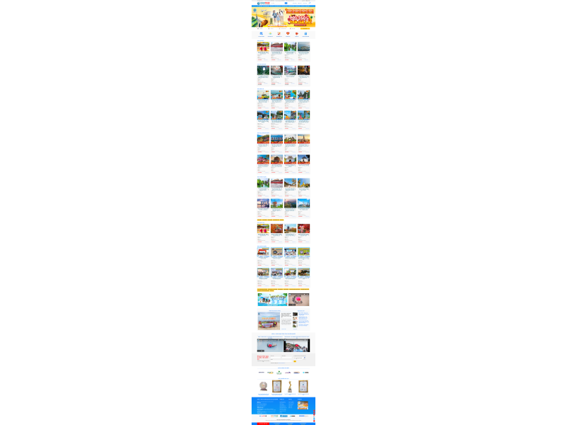 Thiết kế web du lịch innotour.vn
