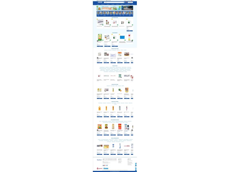 Web nhà thuốc Online Alphabet Pharma