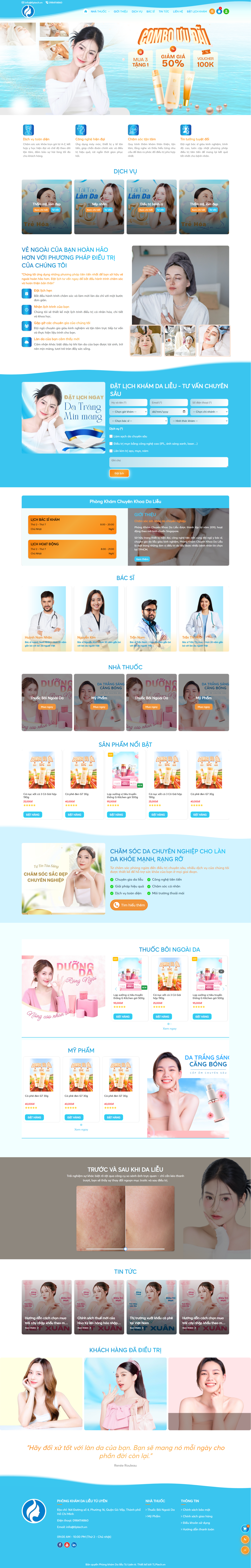 Web Spa Thẩm Mỹ Viện