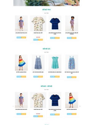 Web8 - Thời trang trẻ em